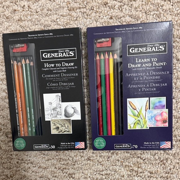 General's Colored & Graphite Drawing Set - Picture 2 of 7